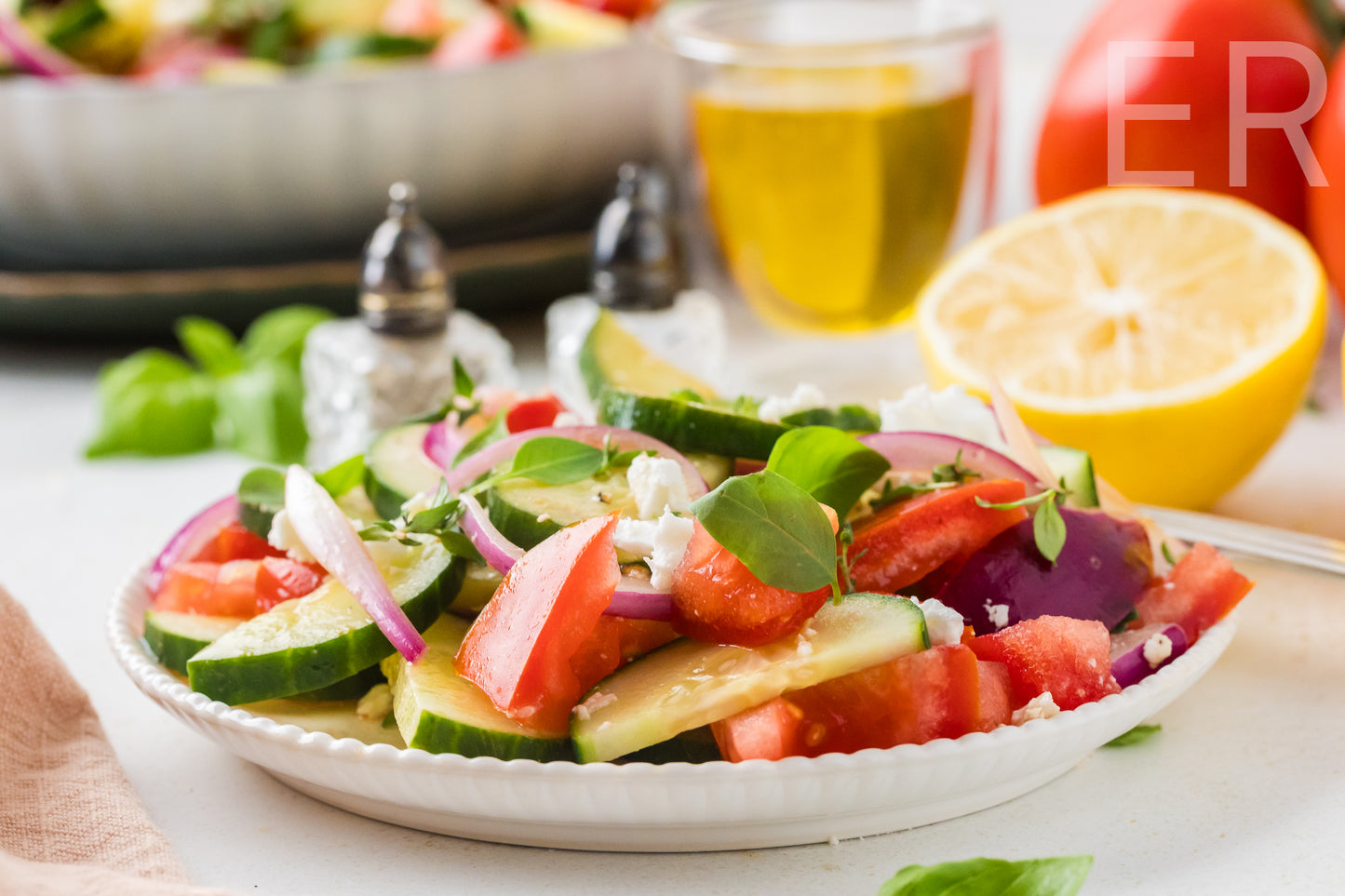 Cucumber Tomato Salad 🥒