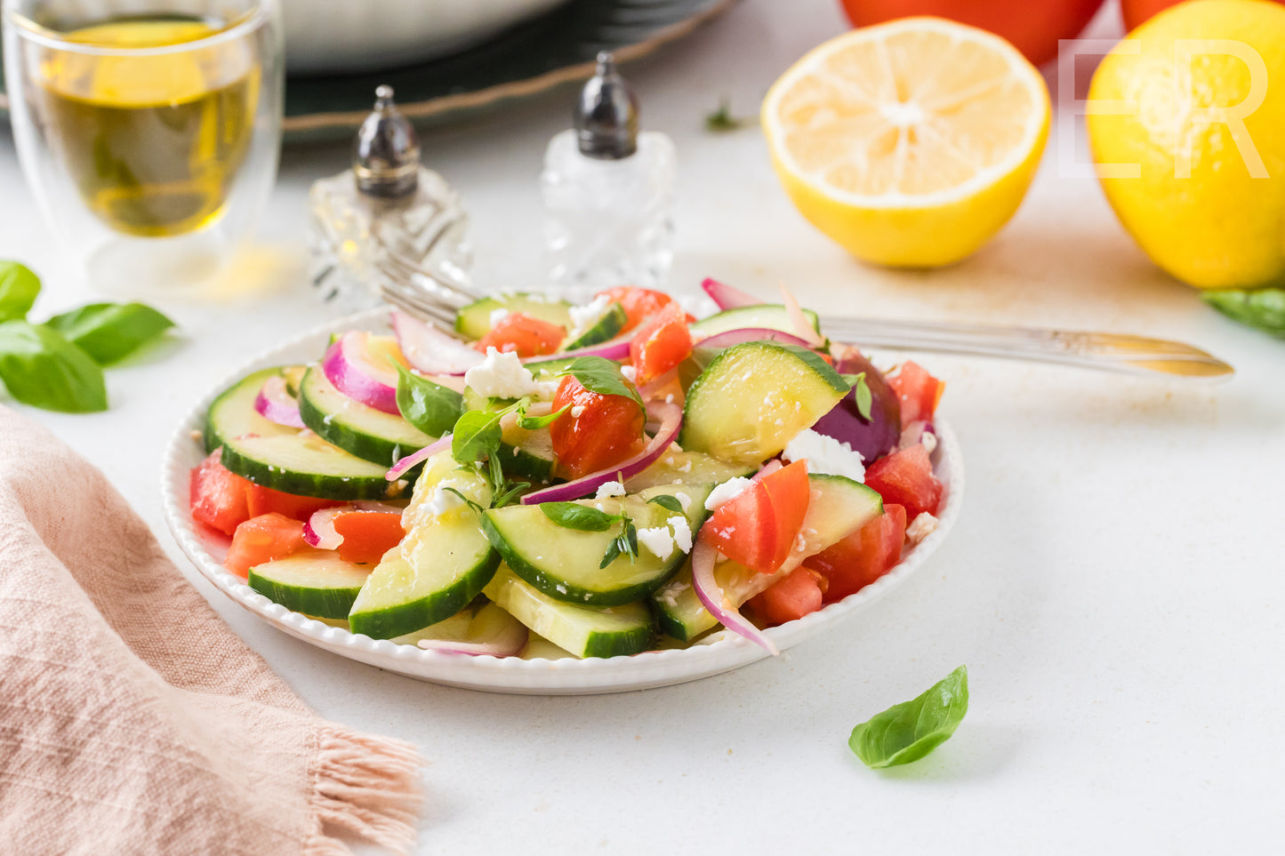 Cucumber Tomato Salad 🥒
