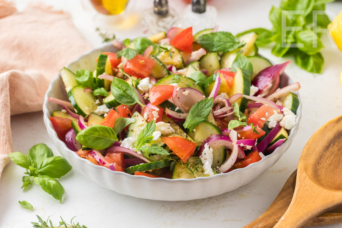 Cucumber Tomato Salad 🥒