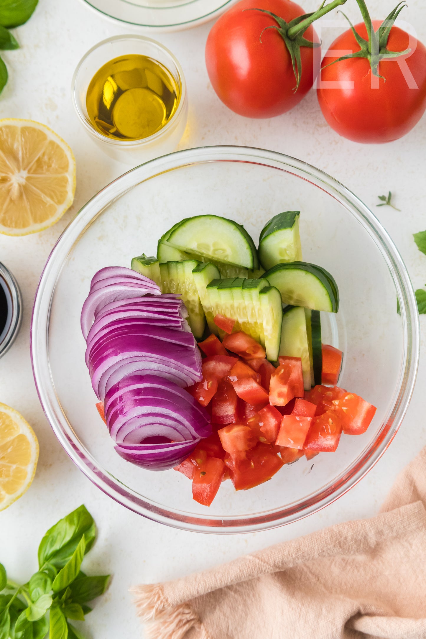 Cucumber Tomato Salad 🥒