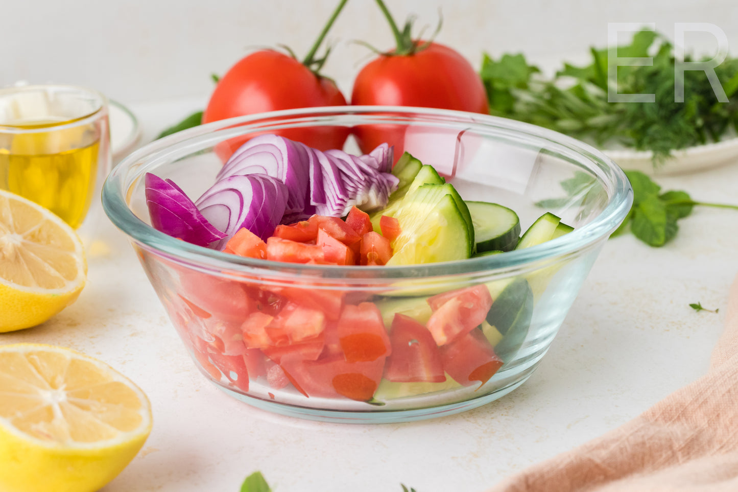 Cucumber Tomato Salad 🥒