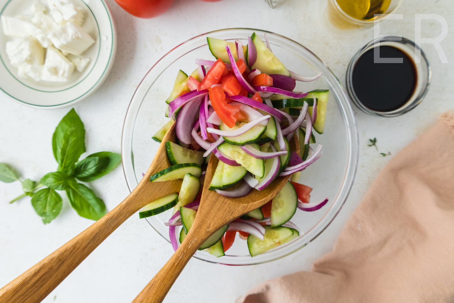 Cucumber Tomato Salad 🥒