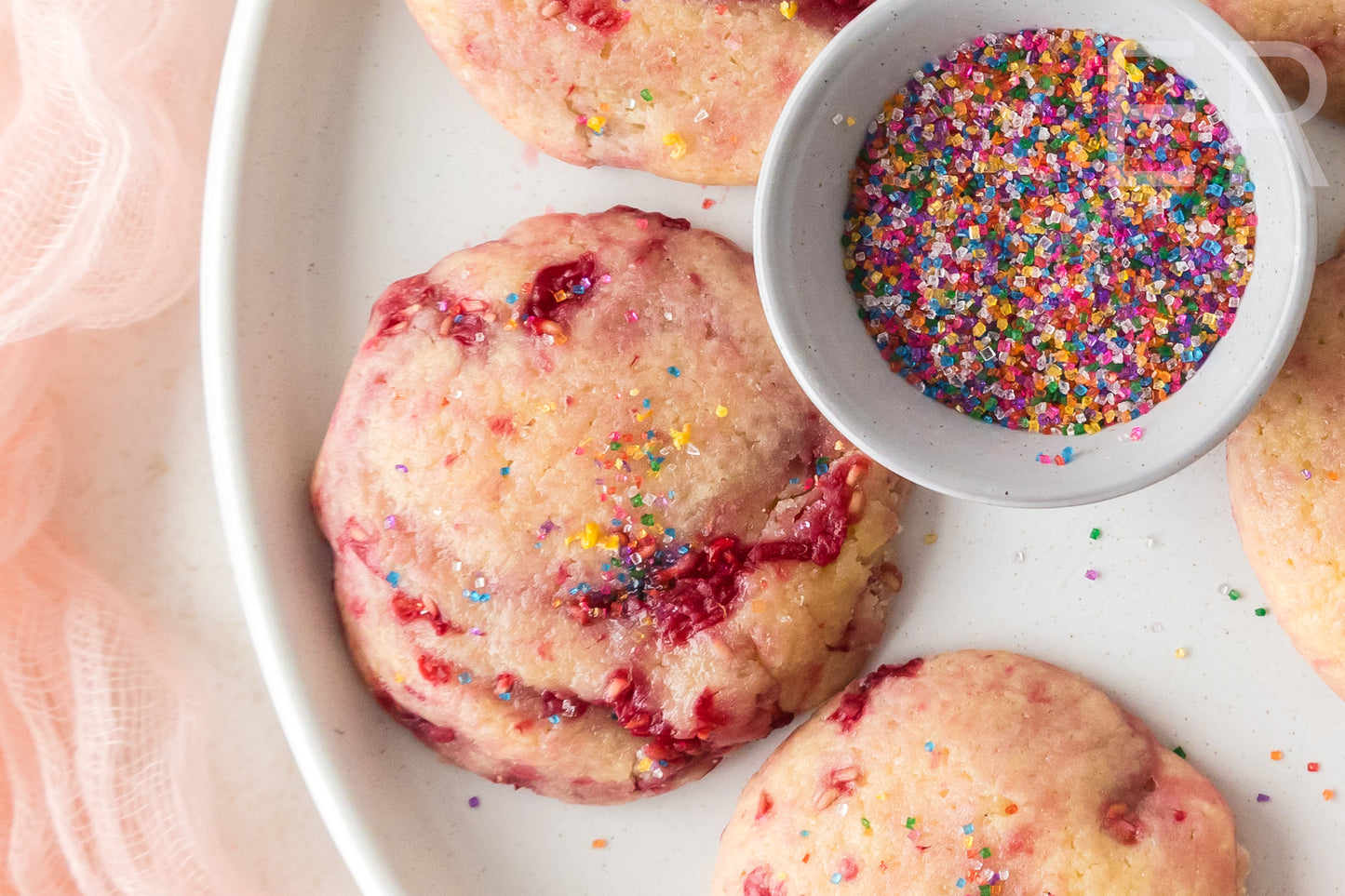π Lemon Raspberry Cookies