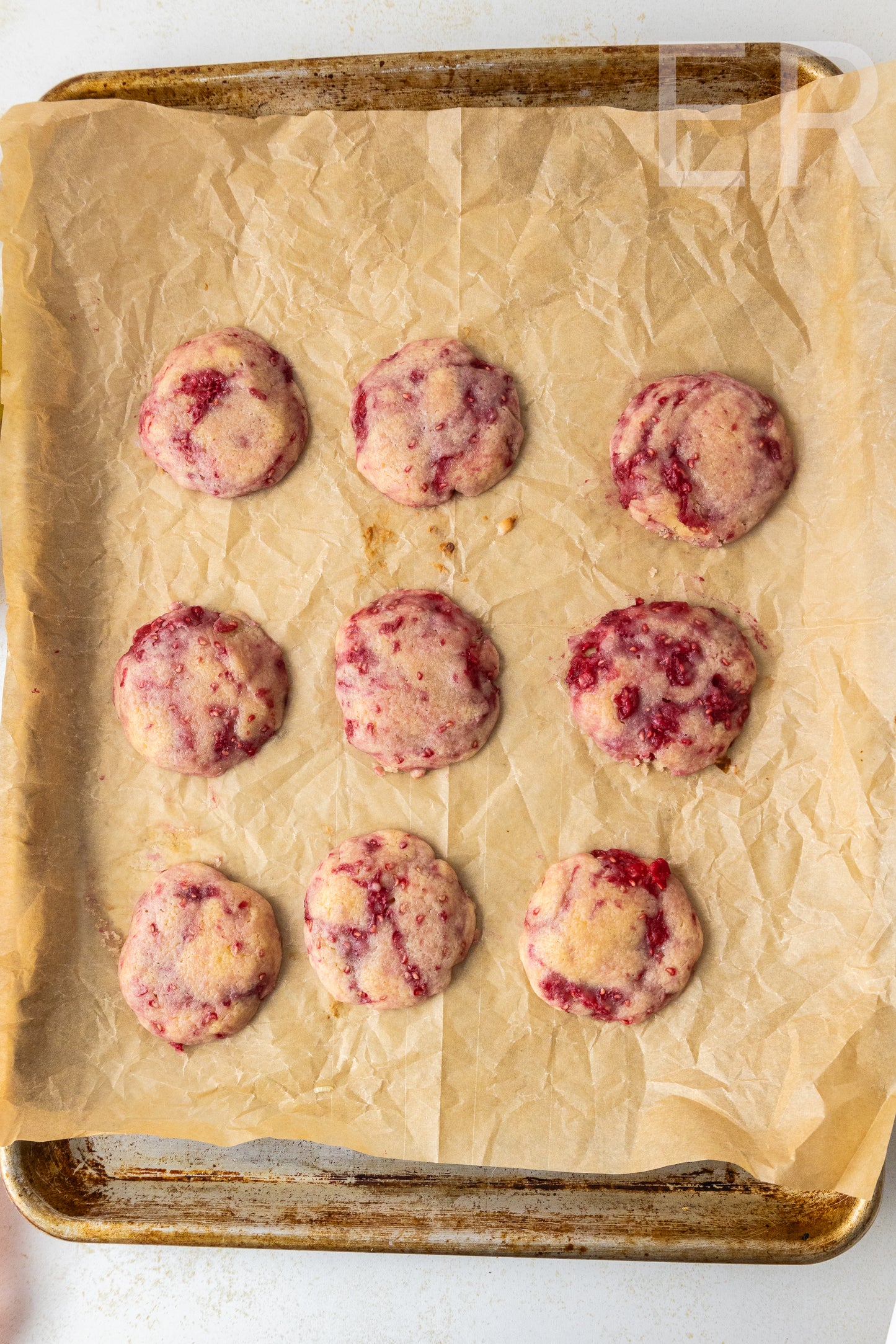 π Lemon Raspberry Cookies