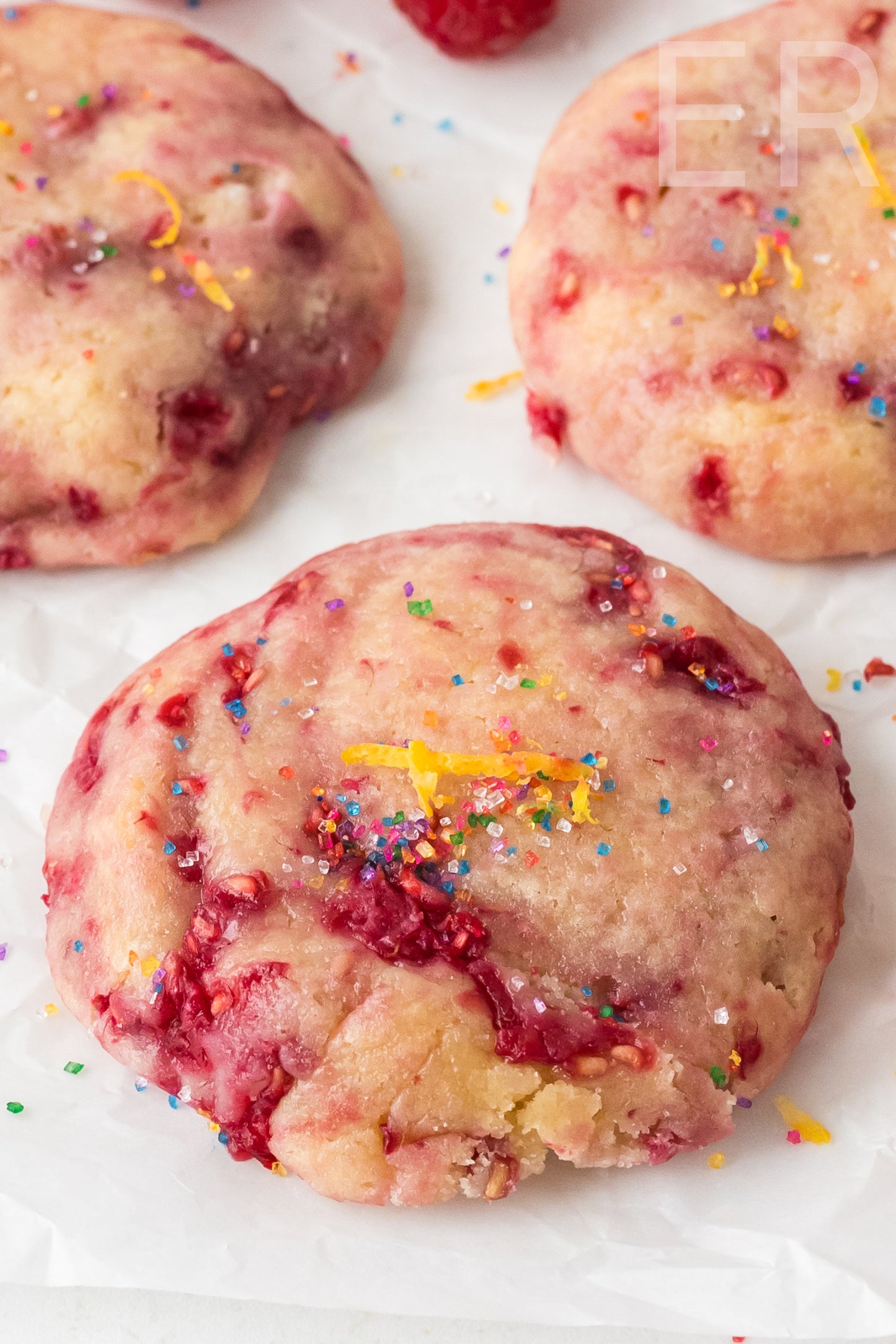 π Lemon Raspberry Cookies