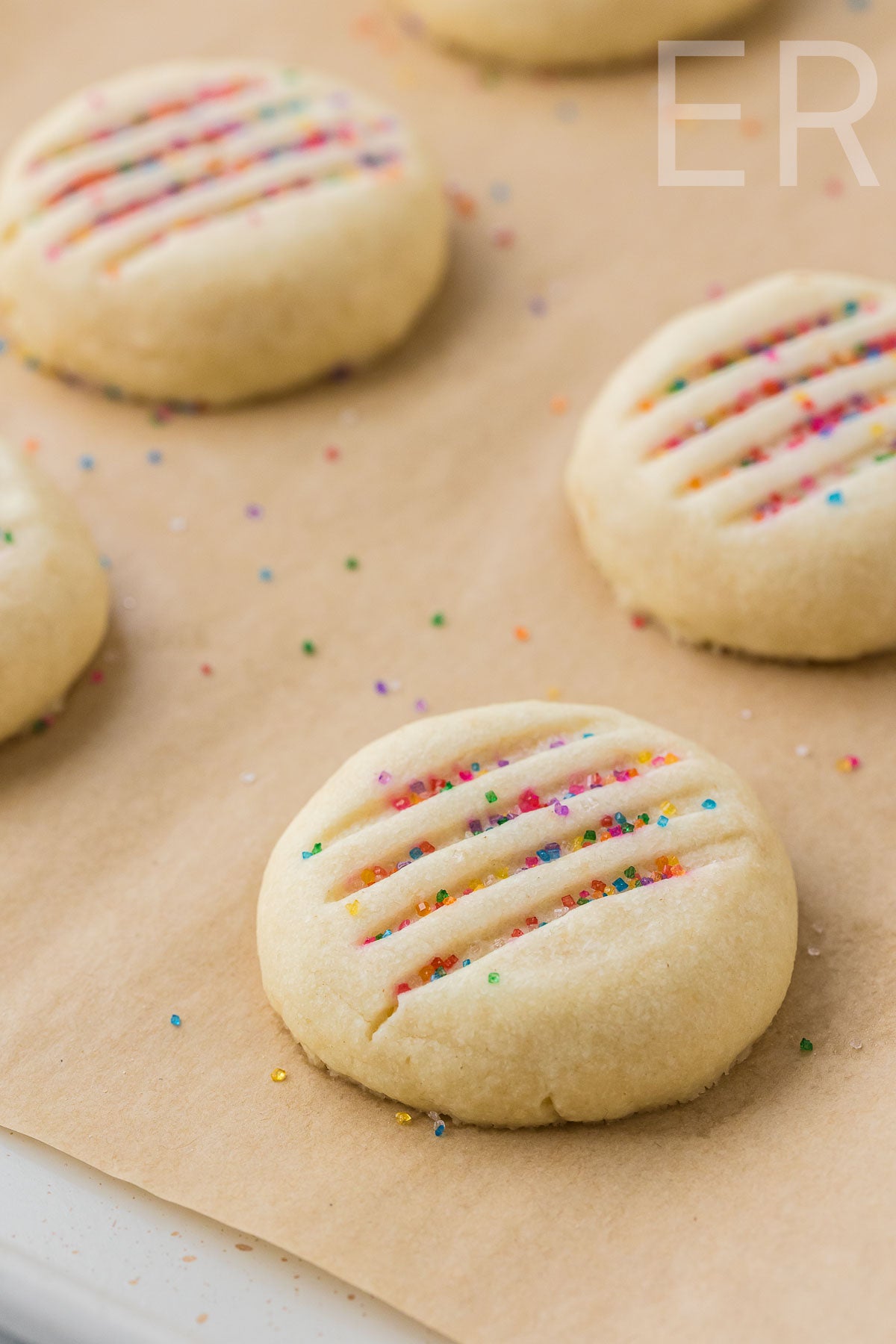 Whipped Shortbread Cookies