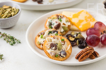 Easy Cheese Ball with Raisins & Pecans