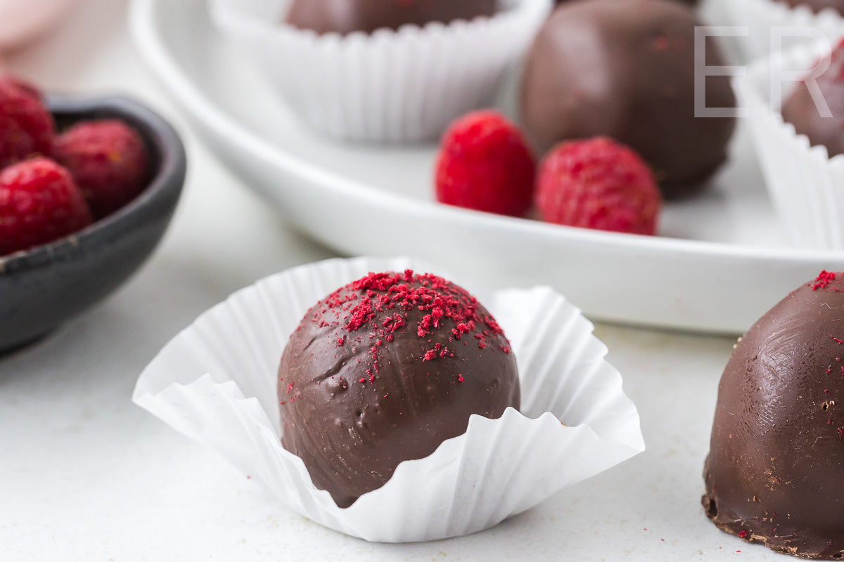 Chocolate Raspberry Truffles
