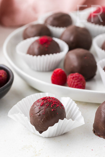 Chocolate Raspberry Truffles