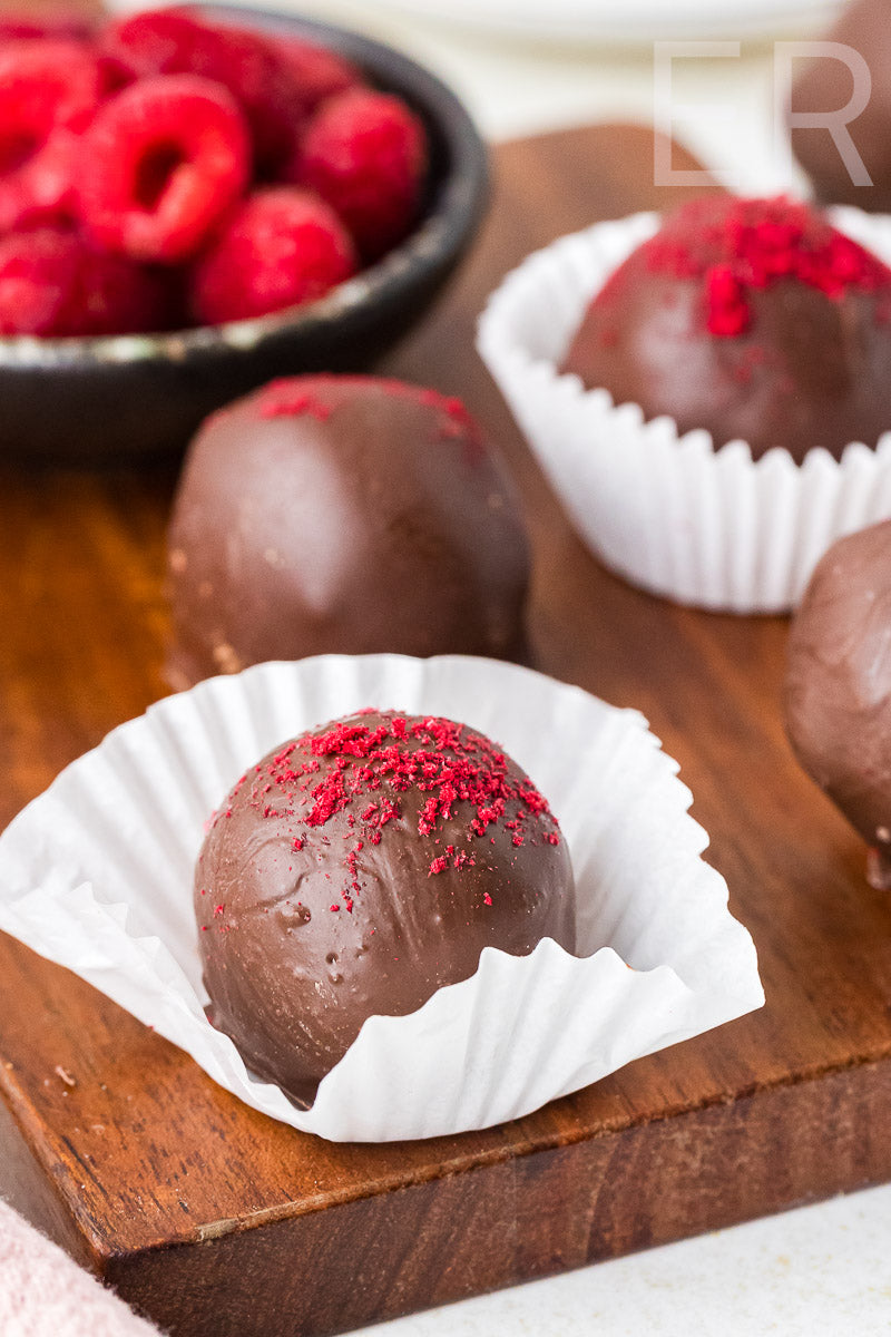 Chocolate Raspberry Truffles
