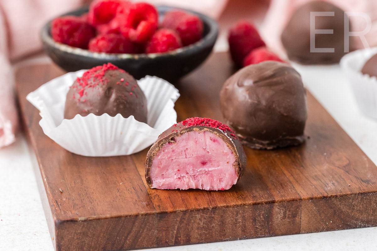 Chocolate Raspberry Truffles