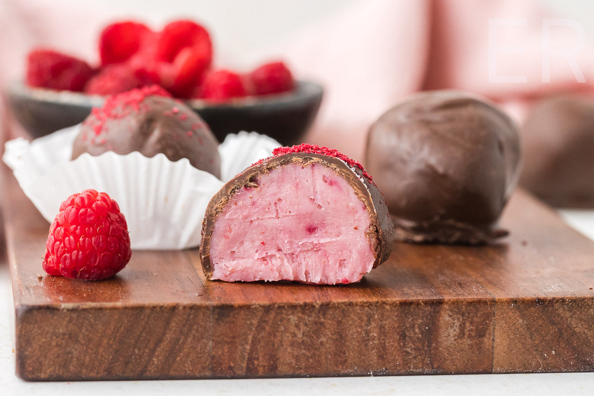 Chocolate Raspberry Truffles