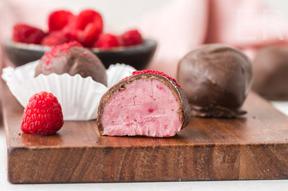 Chocolate Raspberry Truffles