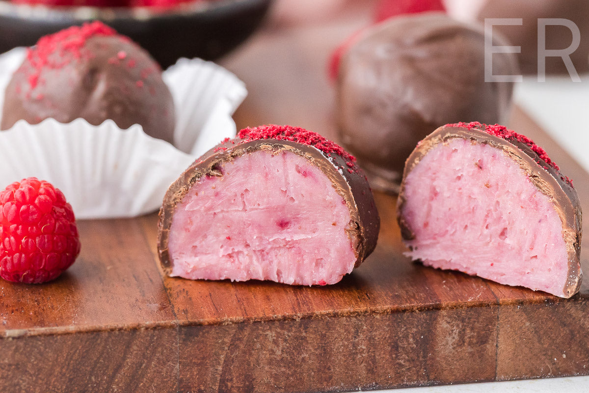 Chocolate Raspberry Truffles