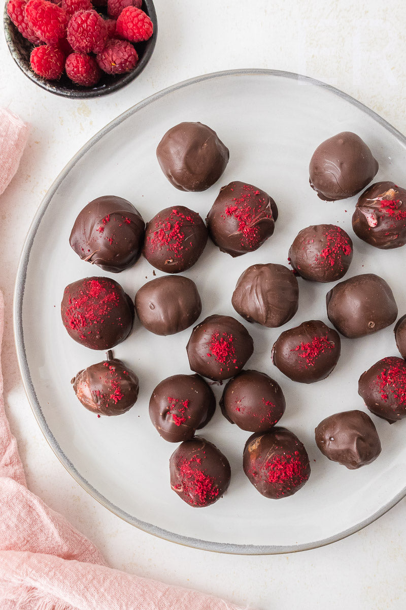 Chocolate Raspberry Truffles