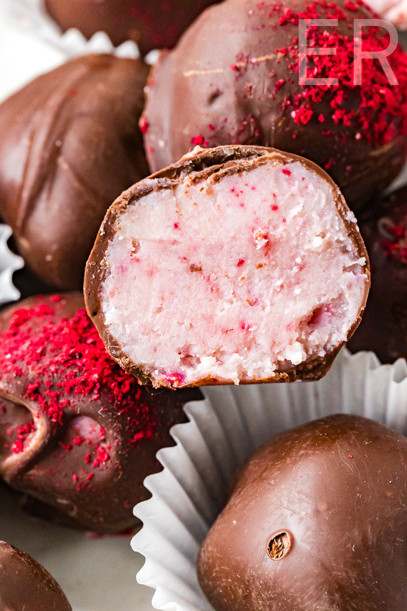 Chocolate Raspberry Truffles