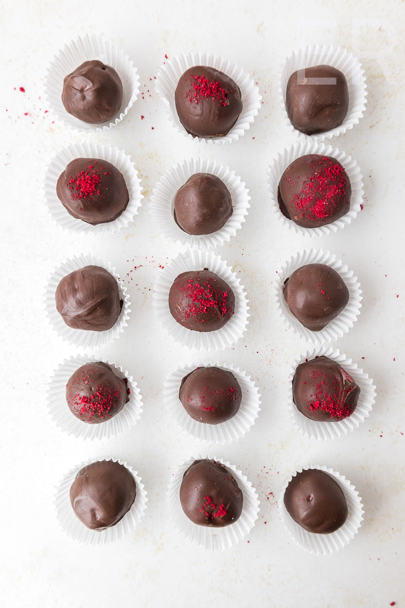 Chocolate Raspberry Truffles