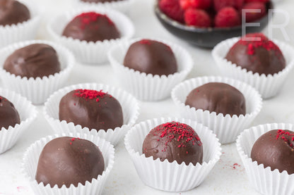 Chocolate Raspberry Truffles