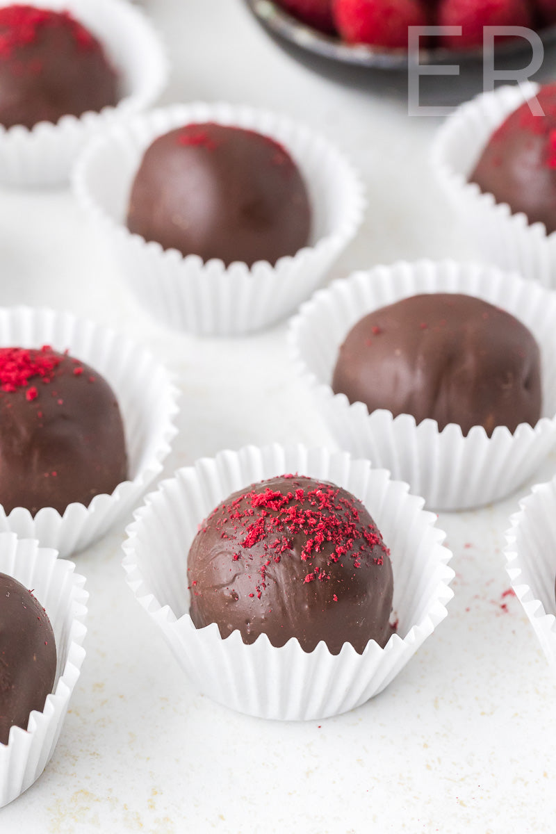 Chocolate Raspberry Truffles