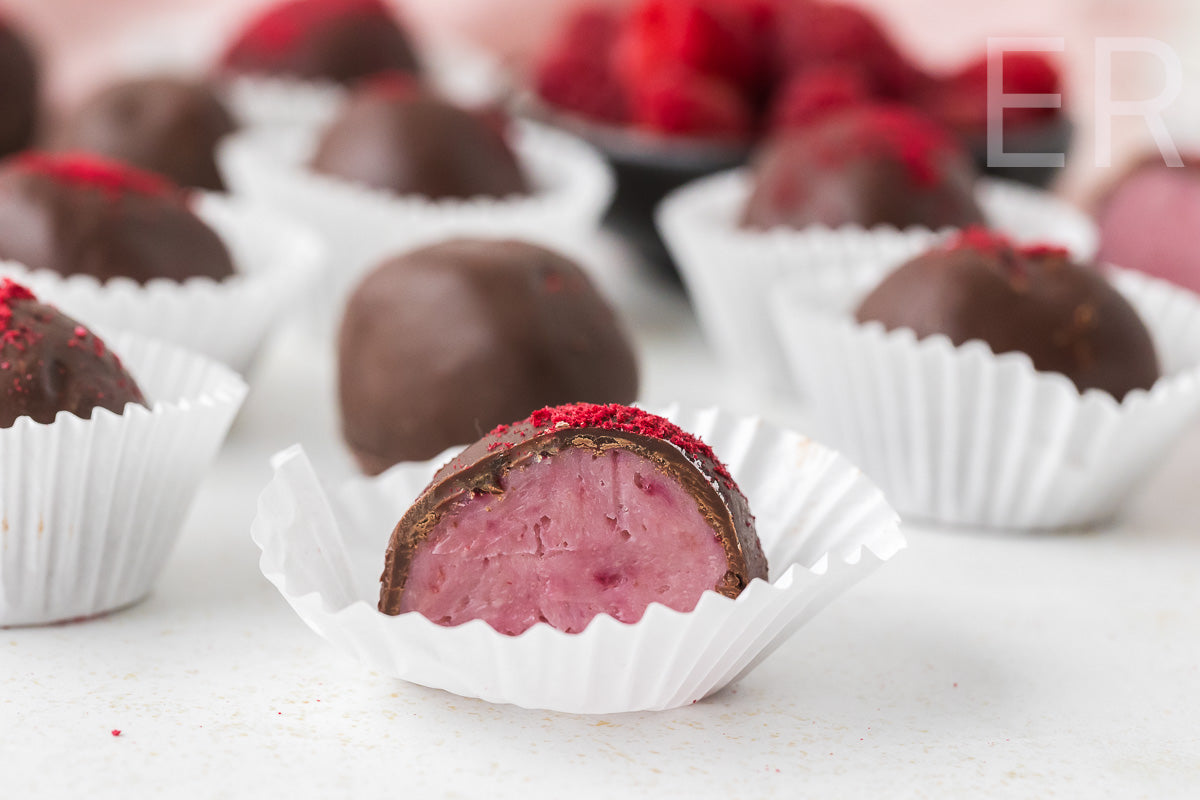 Chocolate Raspberry Truffles