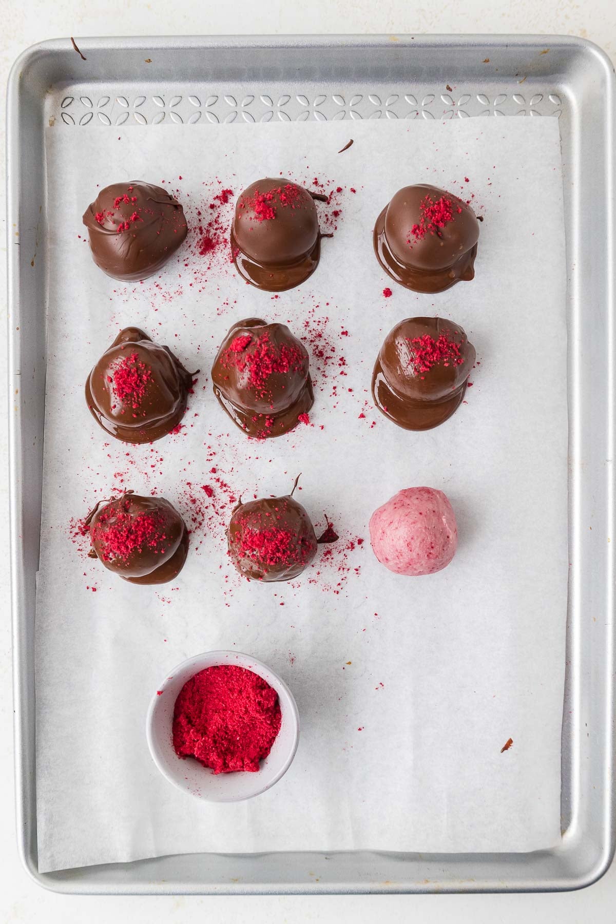 Chocolate Raspberry Truffles