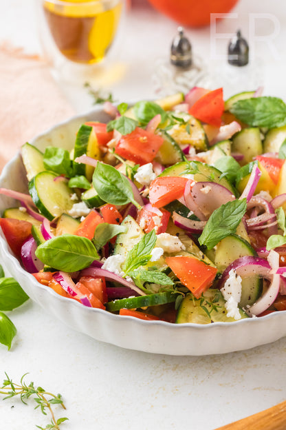 Cucumber Tomato Salad 🥒