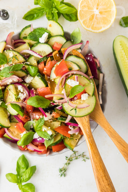 Cucumber Tomato Salad 🥒
