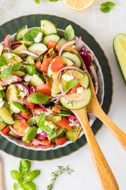 Cucumber Tomato Salad 🥒