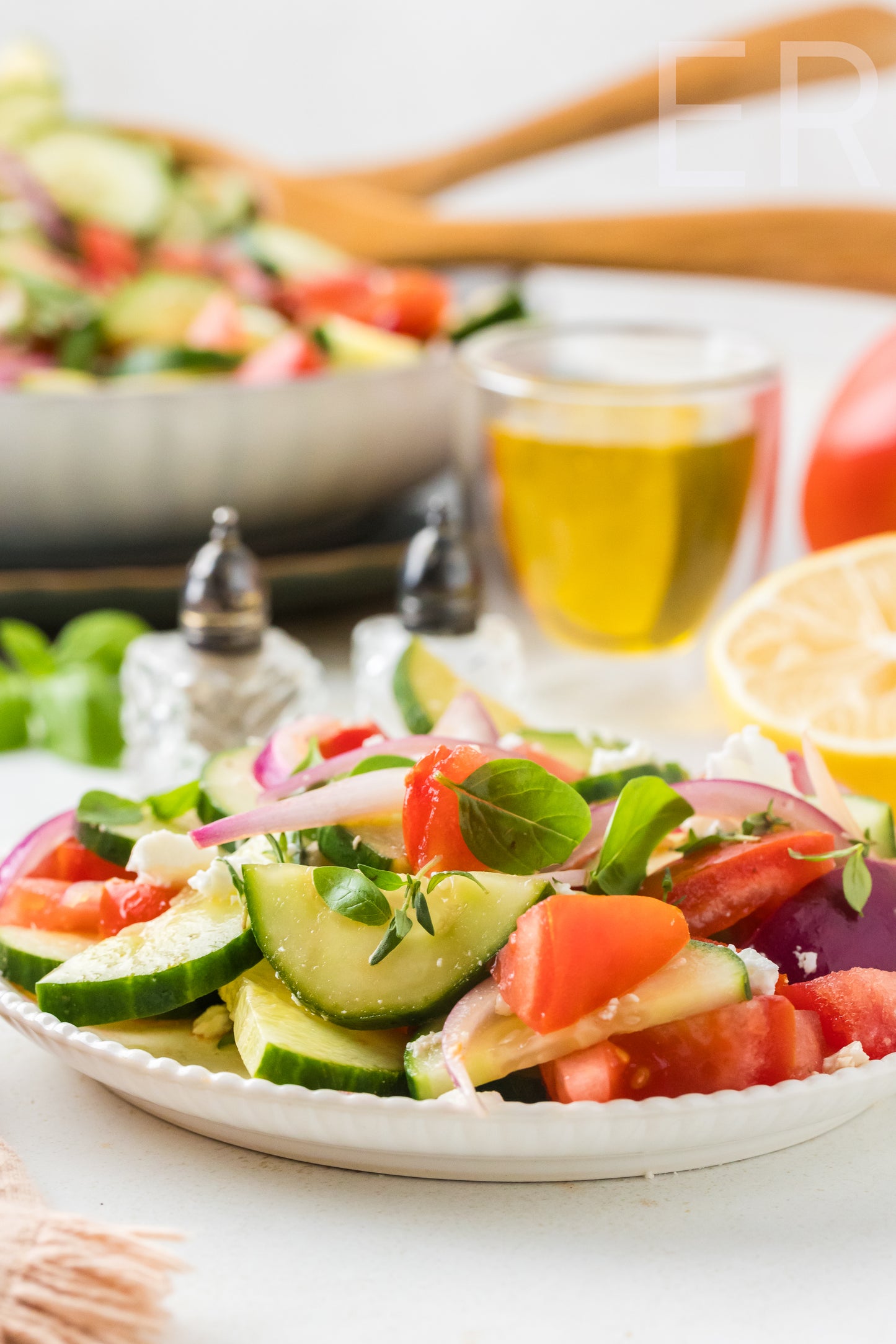 Cucumber Tomato Salad 🥒