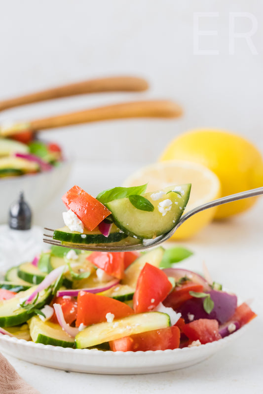 Cucumber Tomato Salad 🥒