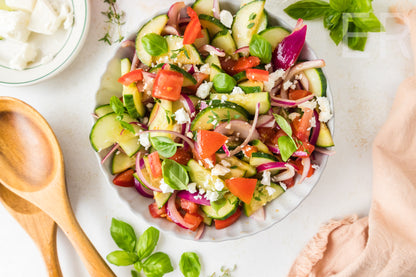 Cucumber Tomato Salad 🥒