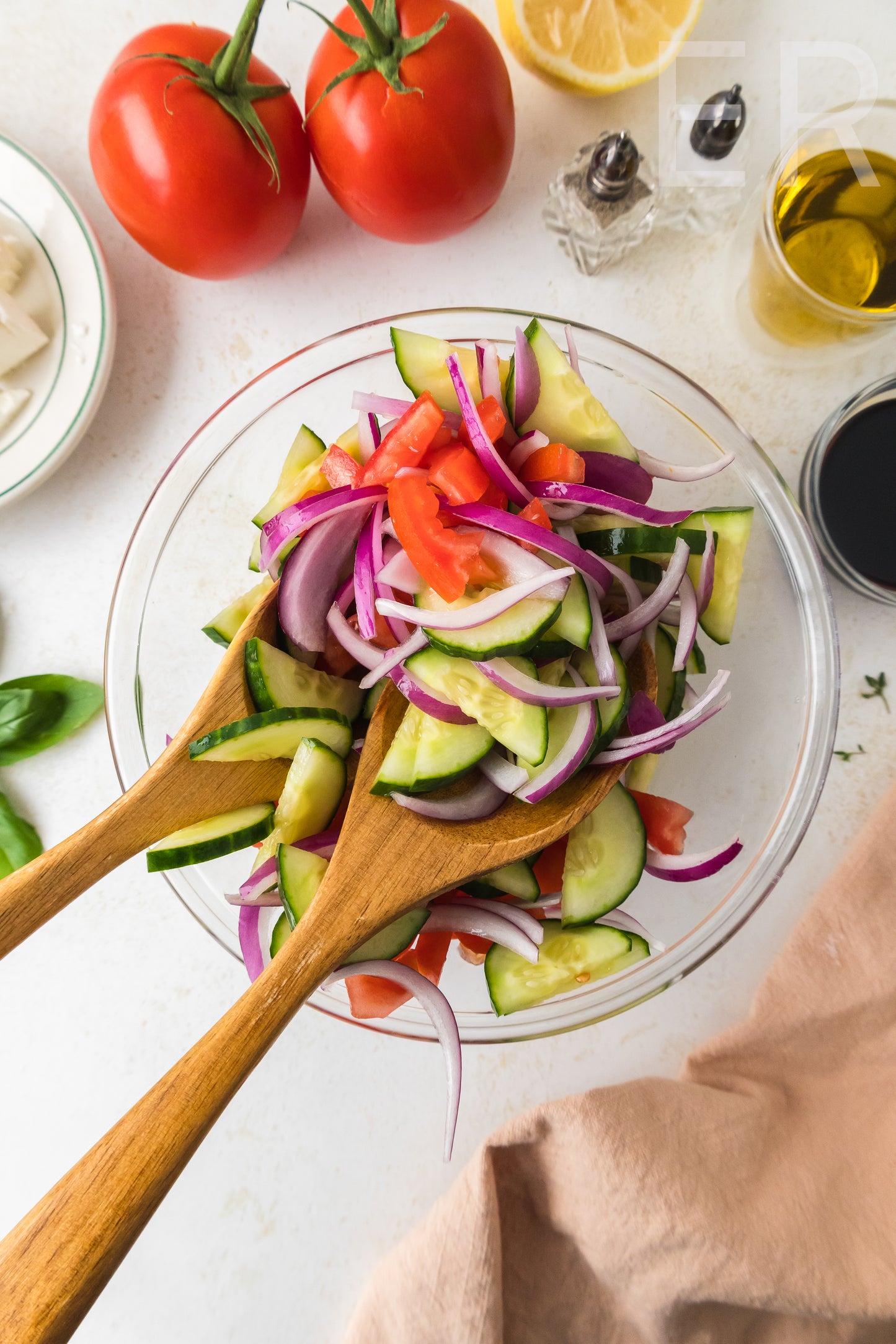 Cucumber Tomato Salad 🥒