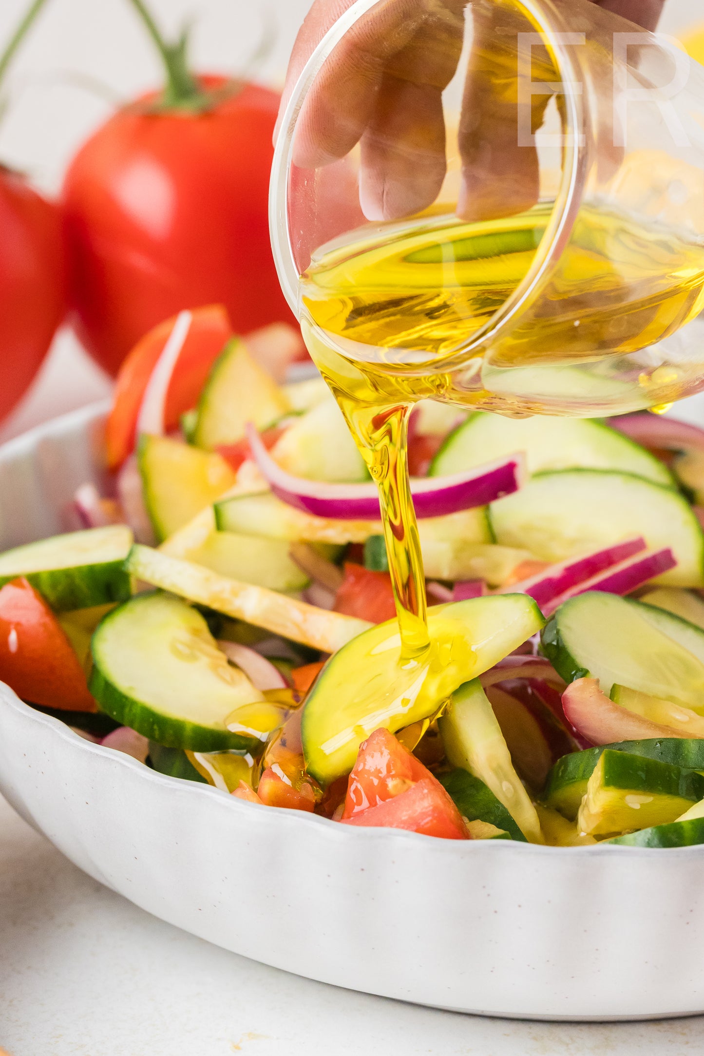 Cucumber Tomato Salad 🥒
