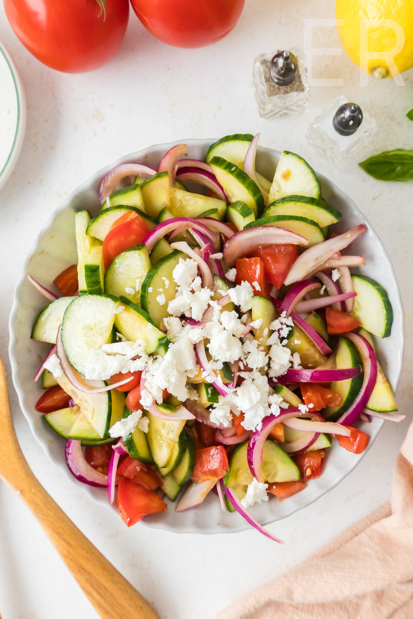 Cucumber Tomato Salad 🥒