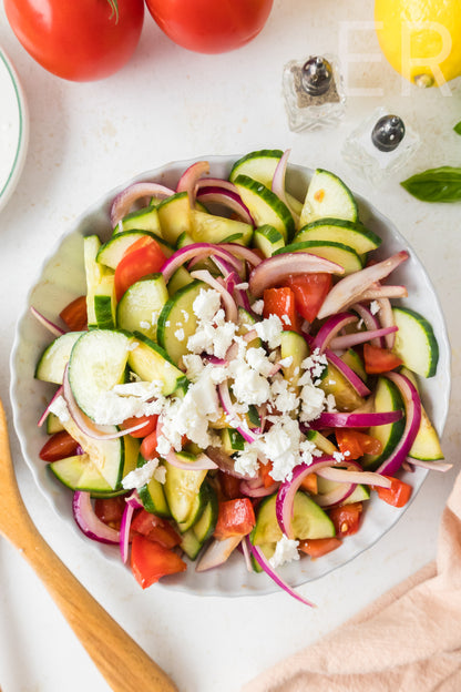 Cucumber Tomato Salad 🥒