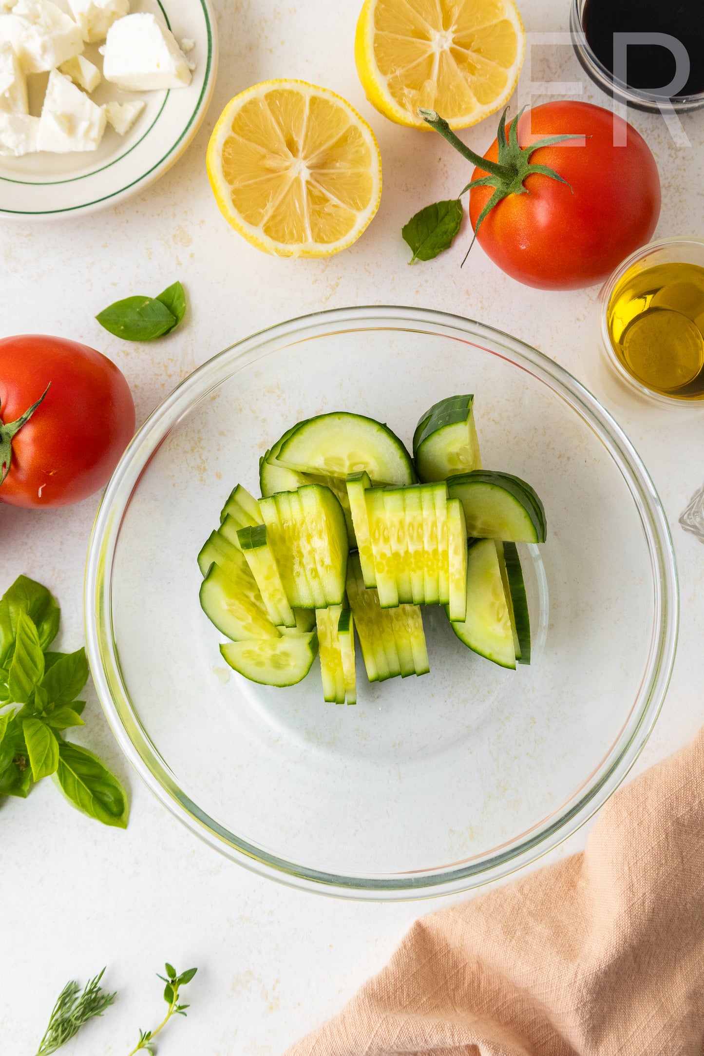 Cucumber Tomato Salad 🥒
