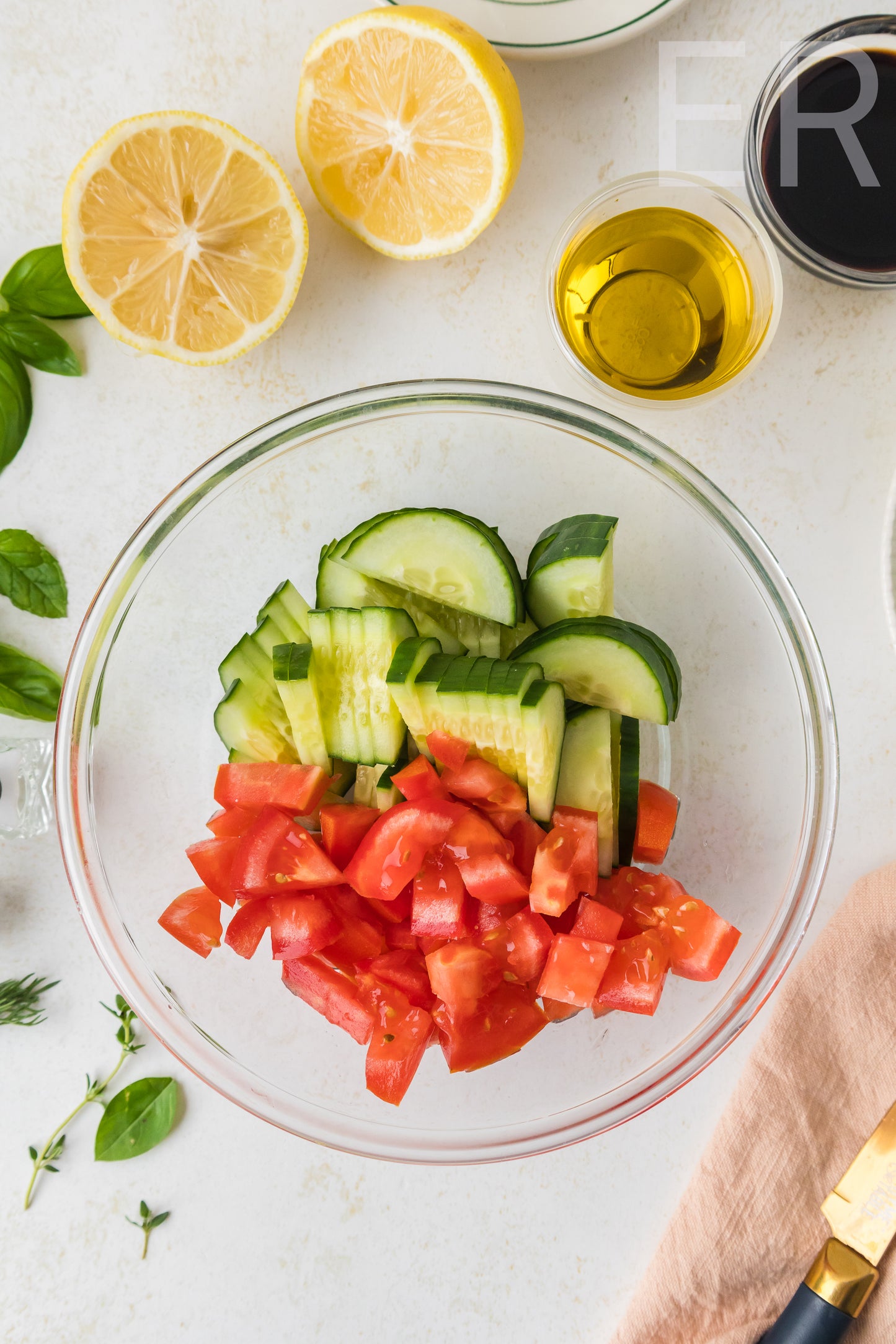 Cucumber Tomato Salad 🥒