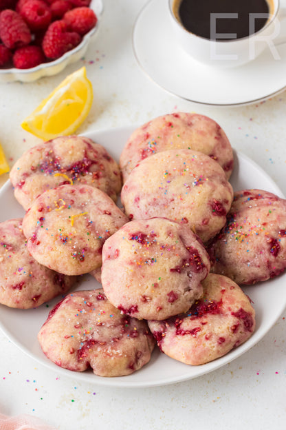 🍋 Lemon Raspberry Cookies