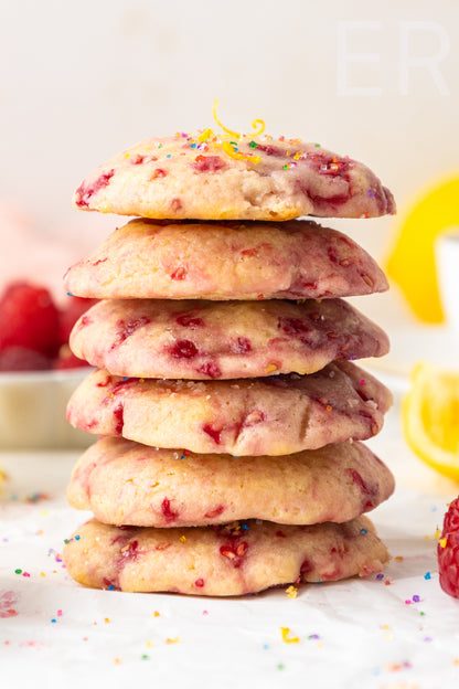 🍋 Lemon Raspberry Cookies