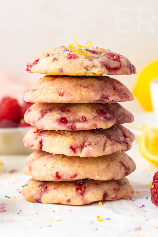 🍋 Lemon Raspberry Cookies