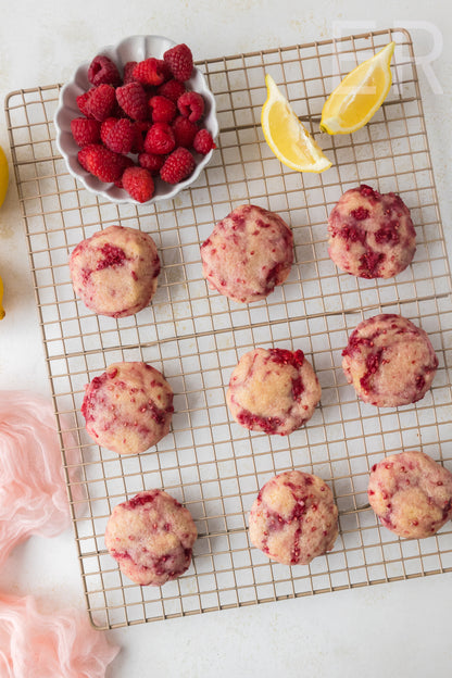 🍋 Lemon Raspberry Cookies