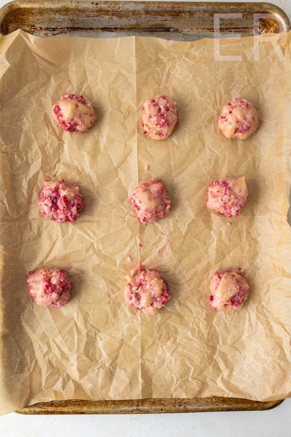 🍋 Lemon Raspberry Cookies