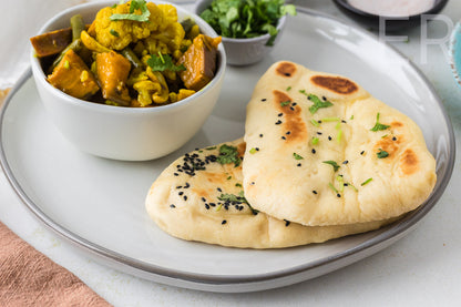 Easy Homemade Black Sesame Naan 🫓