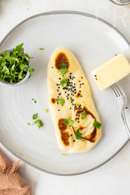 Easy Homemade Black Sesame Naan 🫓