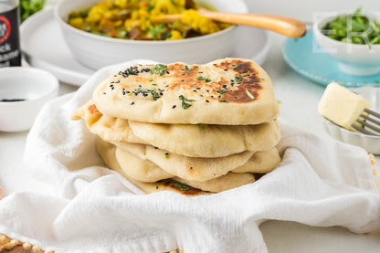 Easy Homemade Black Sesame Naan 🫓