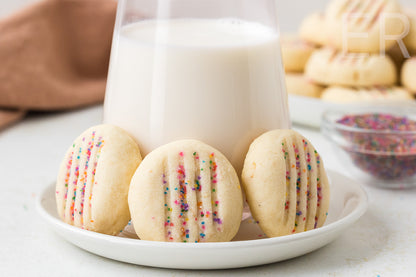 Whipped Shortbread Cookies