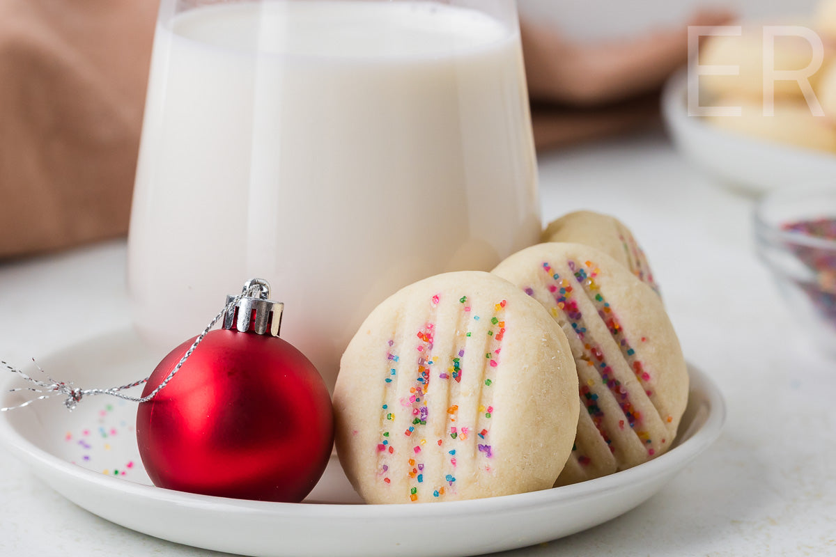 Whipped Shortbread Cookies
