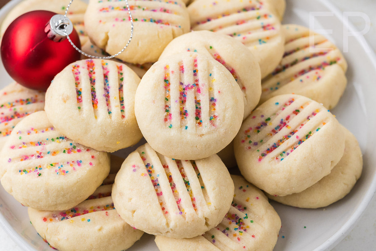 Whipped Shortbread Cookies
