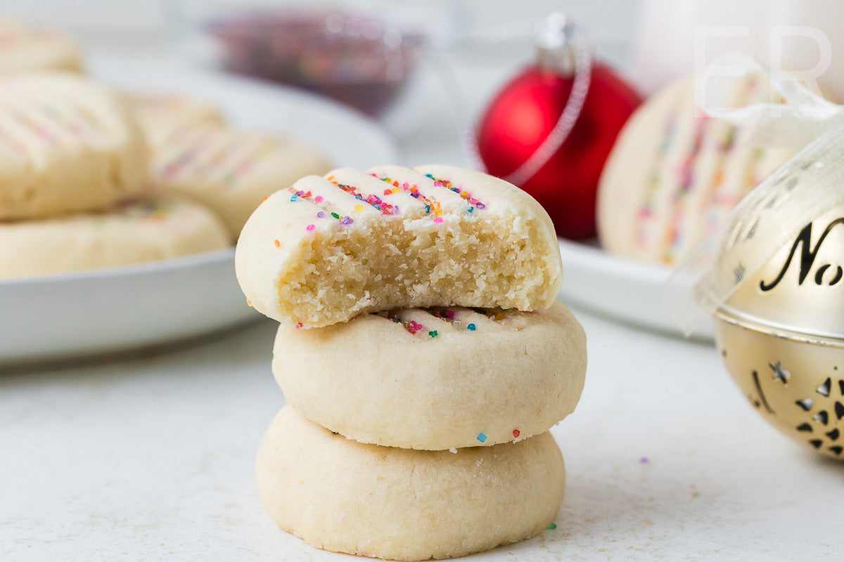 Whipped Shortbread Cookies