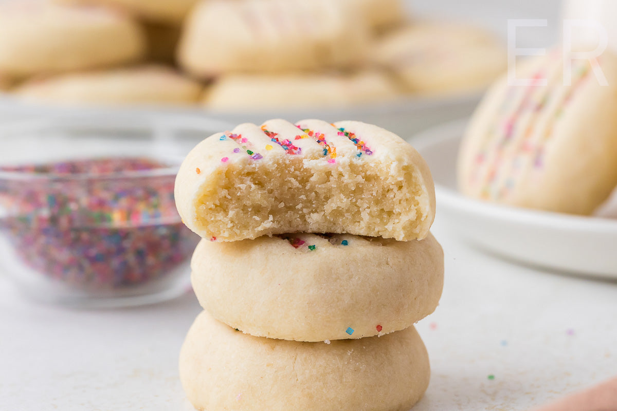 Whipped Shortbread Cookies